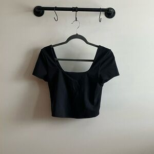 LuluLemon Black Crop Top